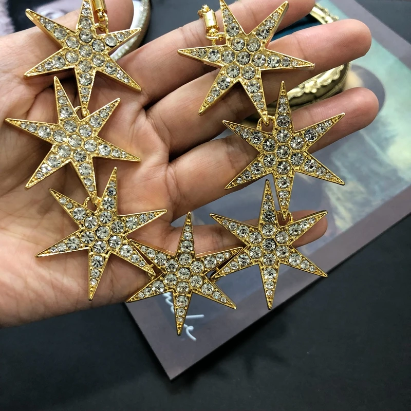 Star Necklace Rhinestone Crystal Collar Fashion Pendant Jewelry Romantic Accessories
Star Necklace Rhinestone Crystal Collar Fashion Pendant Jewelry Romantic Accessories