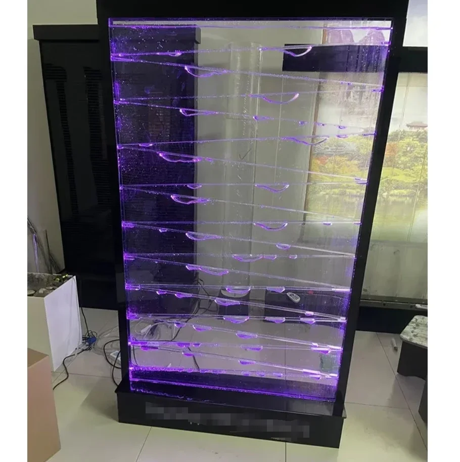 Cheap And Fine Large Water Curtain Wall Acrylic Bubble Partition Running Water Wine Cabinet Screen Living Room Fish Tank Customi
Cheap And Fine Large Water Curtain Wall Acrylic Bubble Partition Running Water Wine Cabinet Screen Living Room Fish Tank Customi