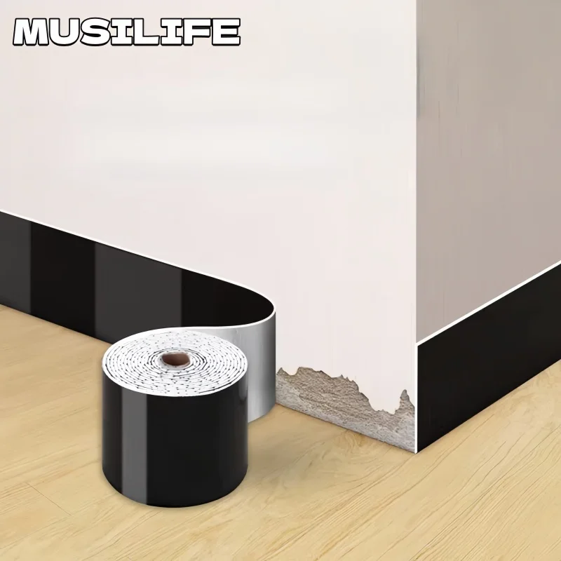 PVC Self Adhesive Imitation Wood Grain Repair Wall Stickers Waterproof Flexible Thicken Skirting Board Wall Waist Line Decor
PVC Self Adhesive Imitation Wood Grain Repair Wall Stickers Waterproof Flexible Thicken Skirting Board Wall Waist Line Decor