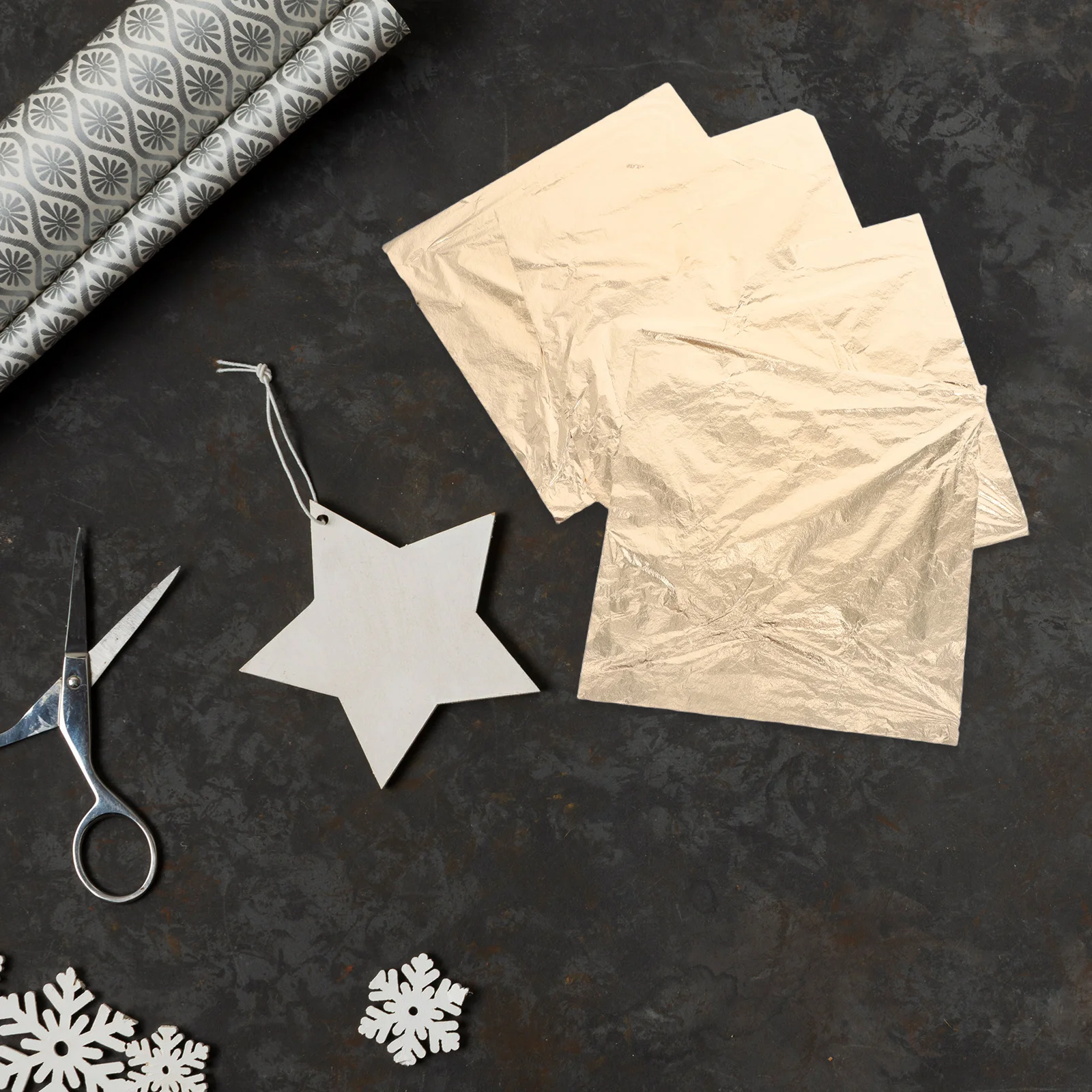 100 Sheets 16x16cm Simulation Gold Foil Transfer Paper DIY Craft Supplies Metallic Leaf Sheets for Home Decor Wall Art Office
100 Sheets 16x16cm Simulation Gold Foil Transfer Paper DIY Craft Supplies Metallic Leaf Sheets for Home Decor Wall Art Office