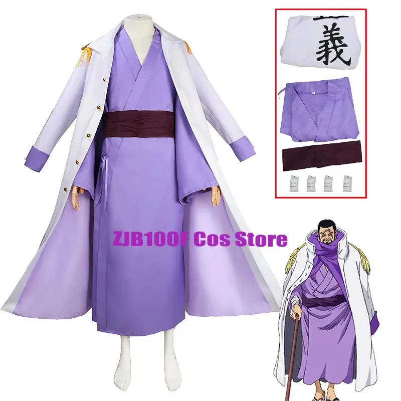 General Issho Cosplay Anime Fujitora Costume Uniform Men Admiral Marine Trench Purple Kimono Suit Party Outfit for Issho
General Issho Cosplay Anime Fujitora Costume Uniform Men Admiral Marine Trench Purple Kimono Suit Party Outfit for Issho