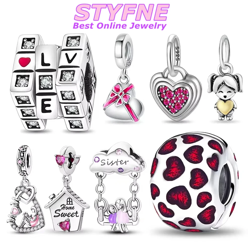 Romantic Original Accessories Sparkling Magic Cube Love Red Heart Beads 925 Silver Women Bracelet DIY Jewelry Gift Charms Beads
Romantic Original Accessories Sparkling Magic Cube Love Red Heart Beads 925 Silver Women Bracelet DIY Jewelry Gift Charms Beads