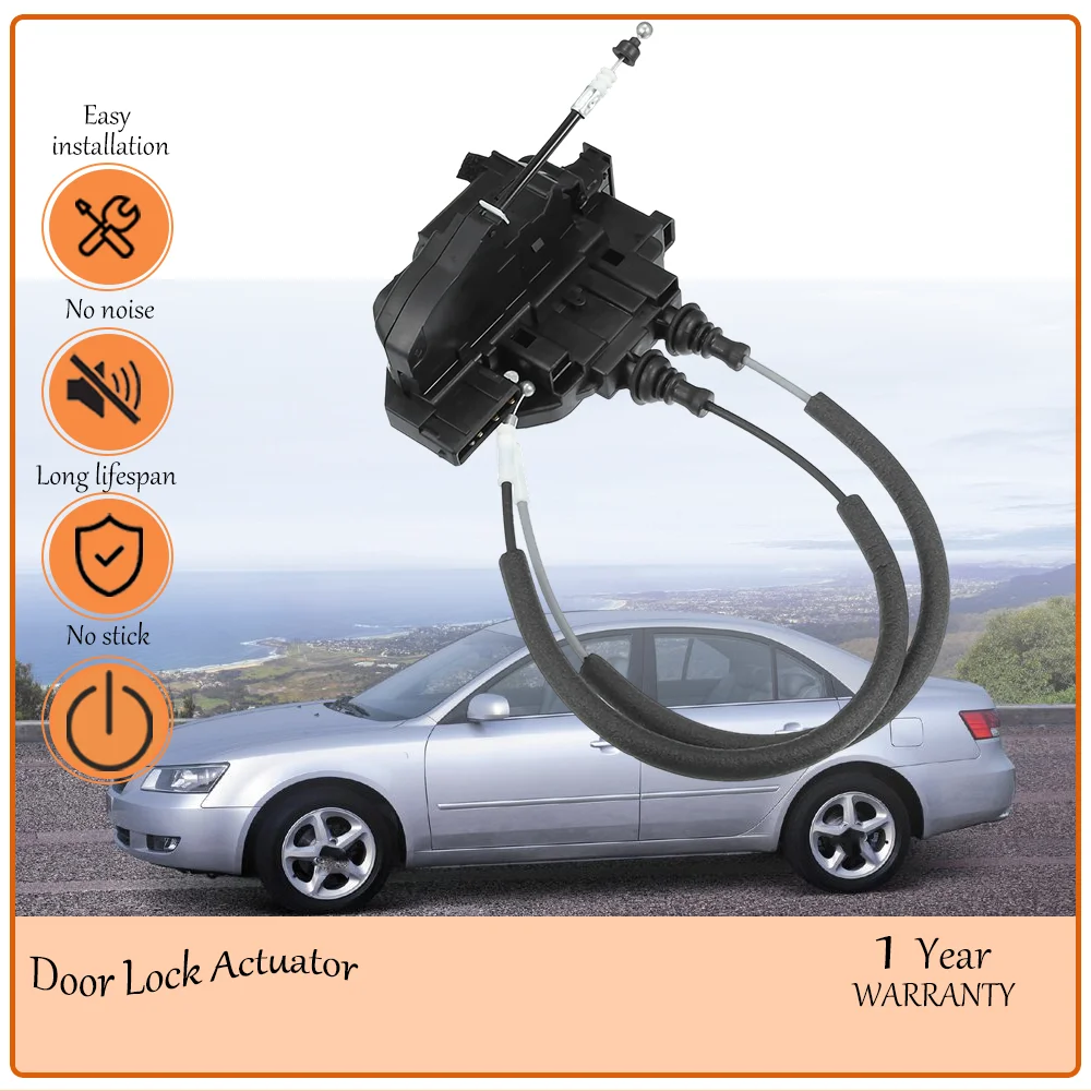 Door Lock Actuator Car Locks Front Right Passenger Side Compatible for 2006-2007 Hyundai Sonata Replace 81320-3K010 81320-3K030
Door Lock Actuator Car Locks Front Right Passenger Side Compatible for 2006-2007 Hyundai Sonata Replace 81320-3K010 81320-3K030