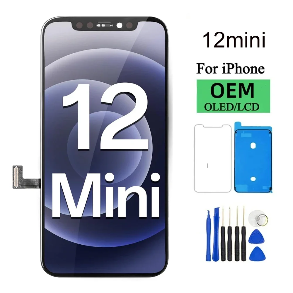 incell Pantalla для iphone 12mini ЖК-дисплей с цифровым преобразователем сенсорного экрана в сборе для iPhone 12 mini Замена ЖК-дисплея 3D Touch True
incell Pantalla для iphone 12mini ЖК-дисплей с цифровым преобразователем сенсорного экрана в сборе для iPhone 12 mini Замена ЖК-дисплея 3D Touch True