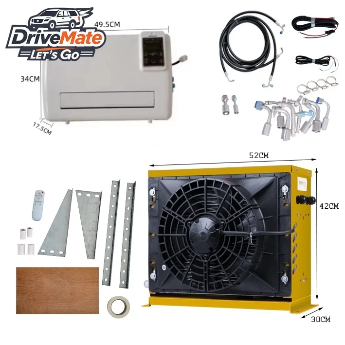 New 12v 24v Parking RV Truck with Fully Self-Adaptive Plastic Skin Partition Thermostat Condition New Type Air Conditioning
New 12v 24v Parking RV Truck with Fully Self-Adaptive Plastic Skin Partition Thermostat Condition New Type Air Conditioning