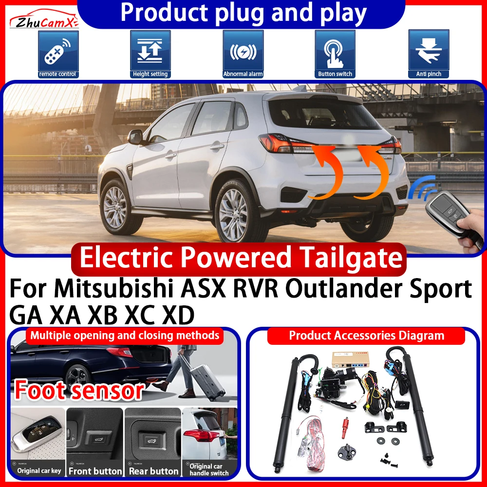 OEM Powered Tailgate for Mitsubishi ASX RVR Outlander Sport GA XA XB XC XD anti pinch Smart Intelligent Control Gate Lift Kit
OEM Powered Tailgate for Mitsubishi ASX RVR Outlander Sport GA XA XB XC XD anti pinch Smart Intelligent Control Gate Lift Kit