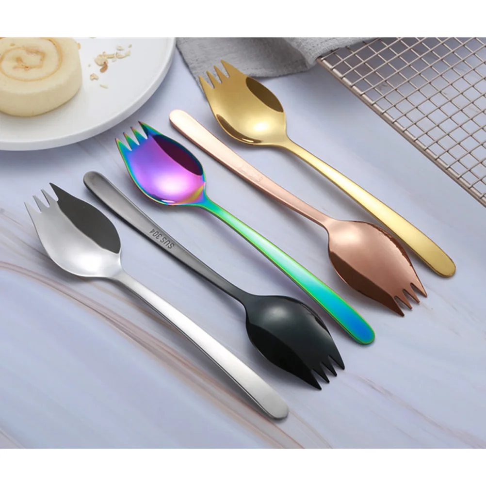 6pcs Stainless Steel Fork Spoon Multifunctional Noodle Kitchen Tool Safe Easy Wash Celebrations Party Wedding
6pcs Stainless Steel Fork Spoon Multifunctional Noodle Kitchen Tool Safe Easy Wash Celebrations Party Wedding