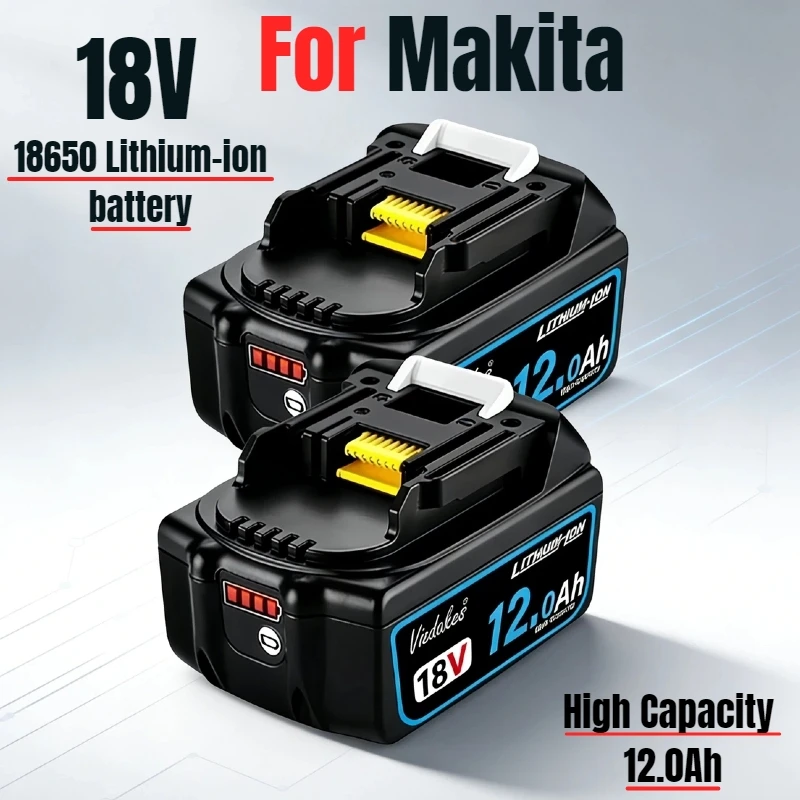 Оригинальный аккумулятор Makita 18В, 18В 12000мАч, перезаряжаемый, для дрелей Makita DGA404, DTW700, HR140Z, DJV182, DDF487, DTD173
Оригинальный аккумулятор Makita 18В, 18В 12000мАч, перезаряжаемый, для дрелей Makita DGA404, DTW700, HR140Z, DJV182, DDF487, DTD173
