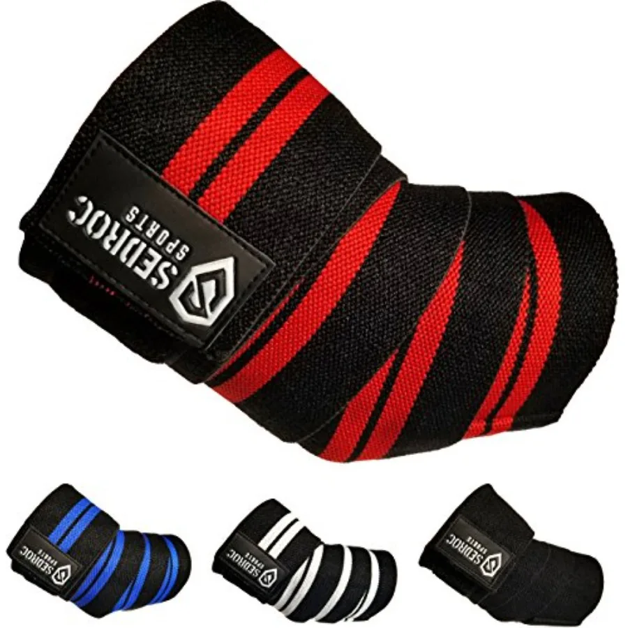 Weight Lifting Elbow Wraps Powerlifting Support Sleeves Straps - Pair
Weight Lifting Elbow Wraps Powerlifting Support Sleeves Straps - Pair