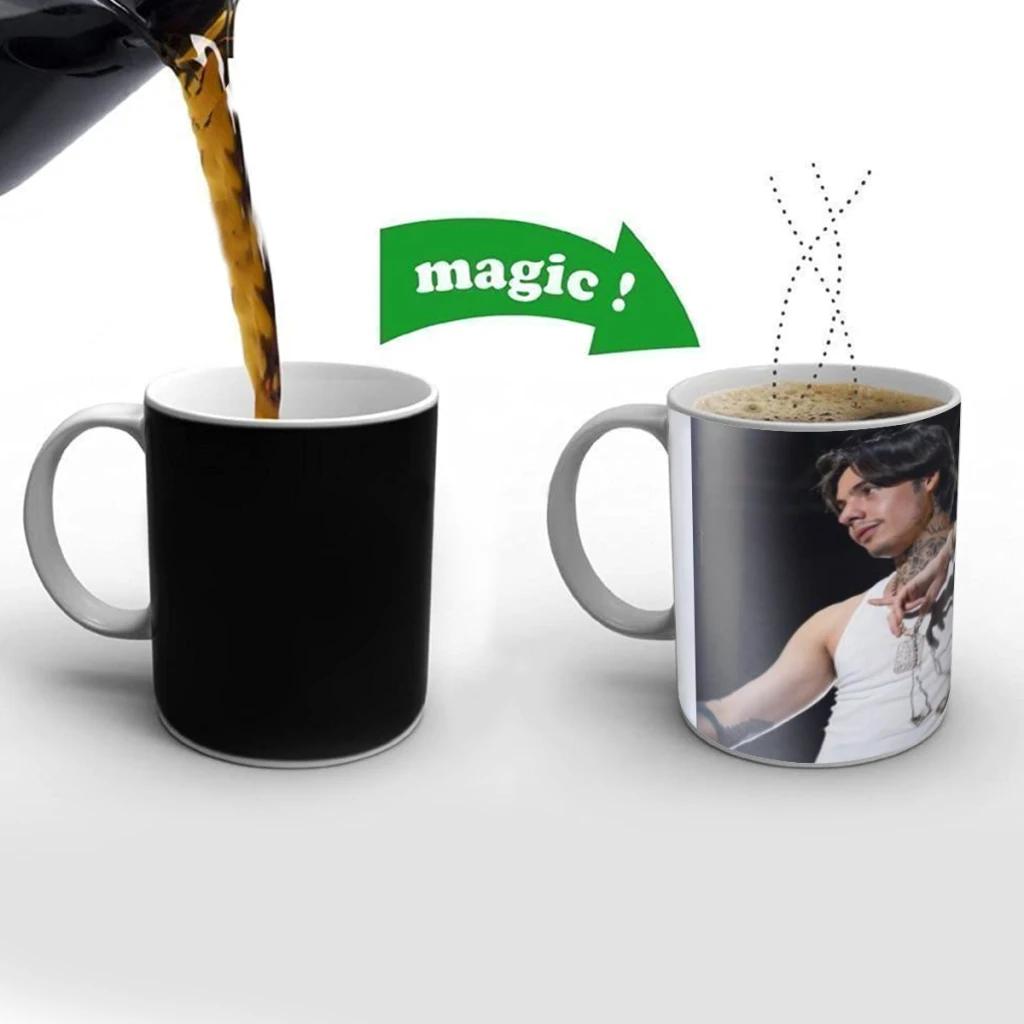 N-Natanael Canos Blanket Singer Free shipping Magic Color Changing Ceramic Coffee Mug Cup Friends Gift
N-Natanael Canos Blanket Singer Free shipping Magic Color Changing Ceramic Coffee Mug Cup Friends Gift