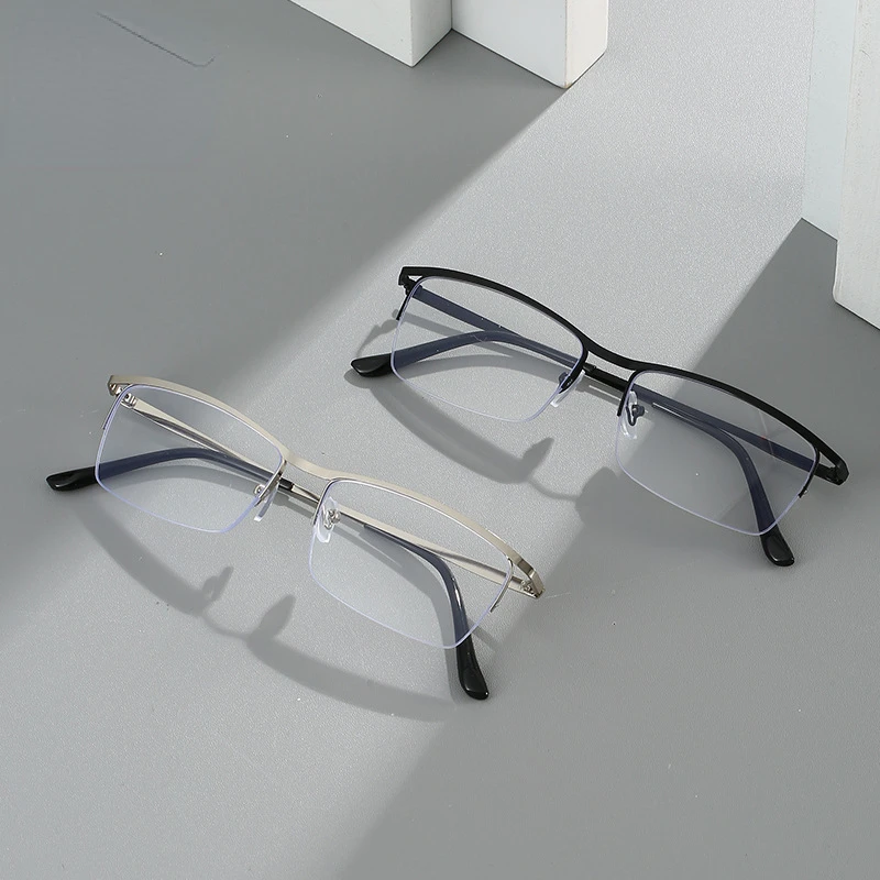 2022 New Business Men's Half Frame Myopic Glasses Anti-Blue Light Eyeglasses for Men Metallic Eyeglasses for Women-50 To-600
2022 New Business Men's Half Frame Myopic Glasses Anti-Blue Light Eyeglasses for Men Metallic Eyeglasses for Women-50 To-600