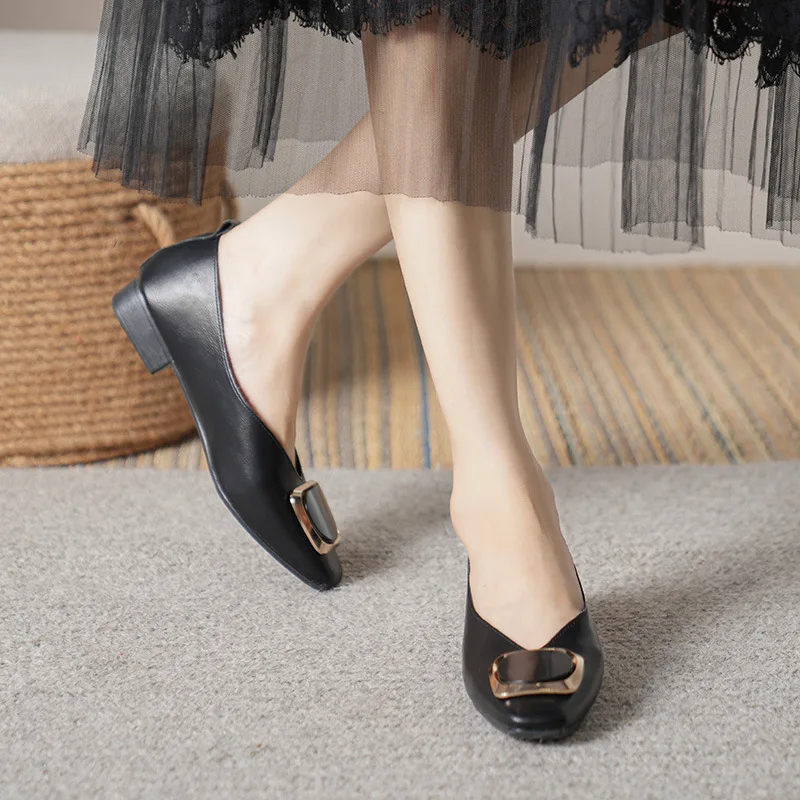 Luxury square toe high heels for women's Spring and Autumn New Work Shoes Shallow Mouth Thick Heel Casual Women's Shoes 3
Luxury square toe high heels for women's Spring and Autumn New Work Shoes Shallow Mouth Thick Heel Casual Women's Shoes 3