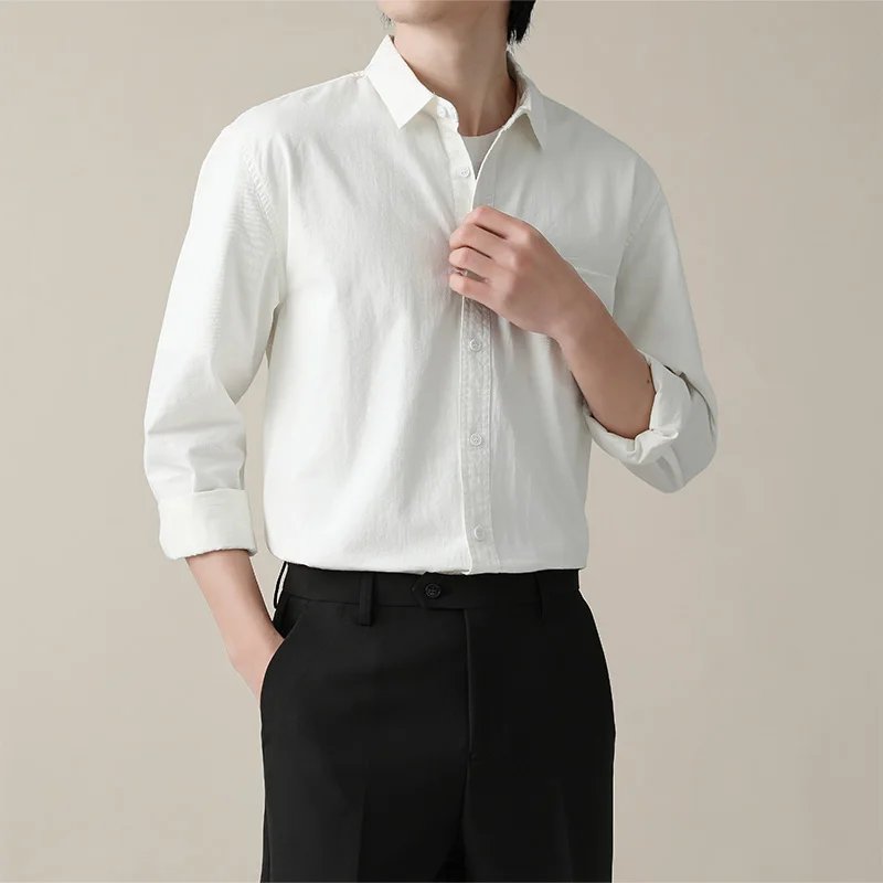 TP022 Spring new net color cotton simple shirt men's Slim long-sleeved shirt casual tops
TP022 Spring new net color cotton simple shirt men's Slim long-sleeved shirt casual tops