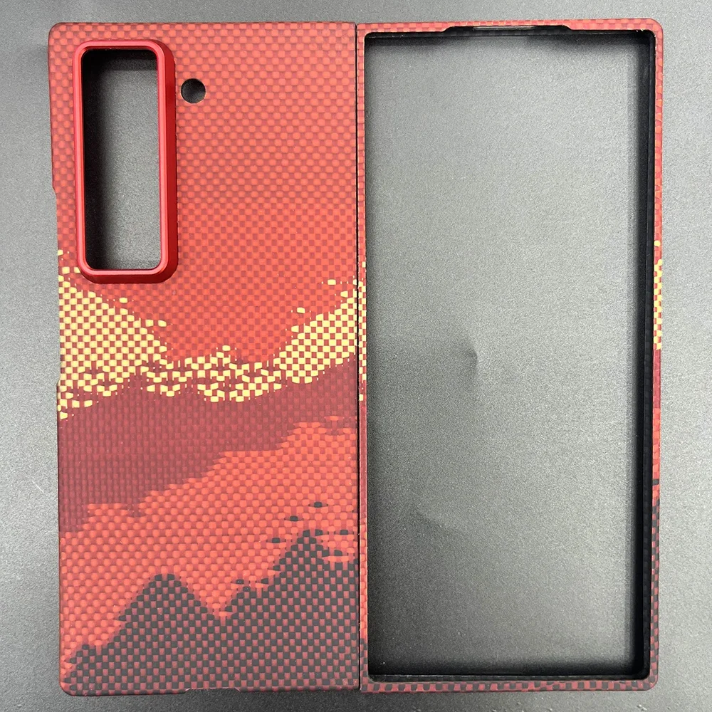 Magnetic Red Carbon Fabric Aramid Fiber Magsafe Case for Samsung Galaxy Z Fold Special SE W25 Magnetic Wireless Charging Cover
Magnetic Red Carbon Fabric Aramid Fiber Magsafe Case for Samsung Galaxy Z Fold Special SE W25 Magnetic Wireless Charging Cover