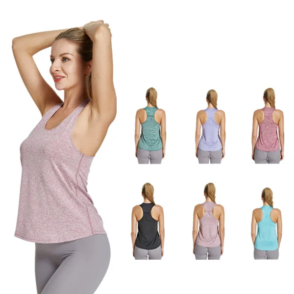 Summer 85% Polyester 15% Spandex Custom Logo Women Girl Tank Top Breathable Gym Sport Fitness Yoga Sleeveless Blouse U-neck Vest
Summer 85% Polyester 15% Spandex Custom Logo Women Girl Tank Top Breathable Gym Sport Fitness Yoga Sleeveless Blouse U-neck Vest