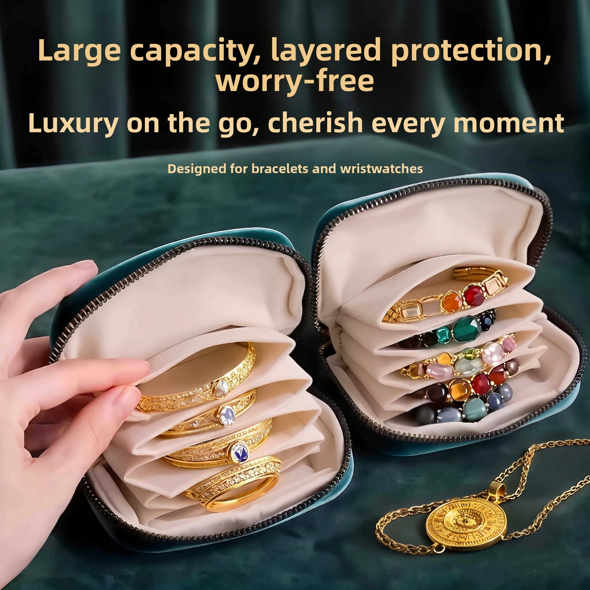 Travel Portable Jewelry Storage Bag Necklaces Earrings Anti-Oxidation New 2026 Design Luxury Style Non-Handmade Bedroom Use
Travel Portable Jewelry Storage Bag Necklaces Earrings Anti-Oxidation New 2026 Design Luxury Style Non-Handmade Bedroom Use