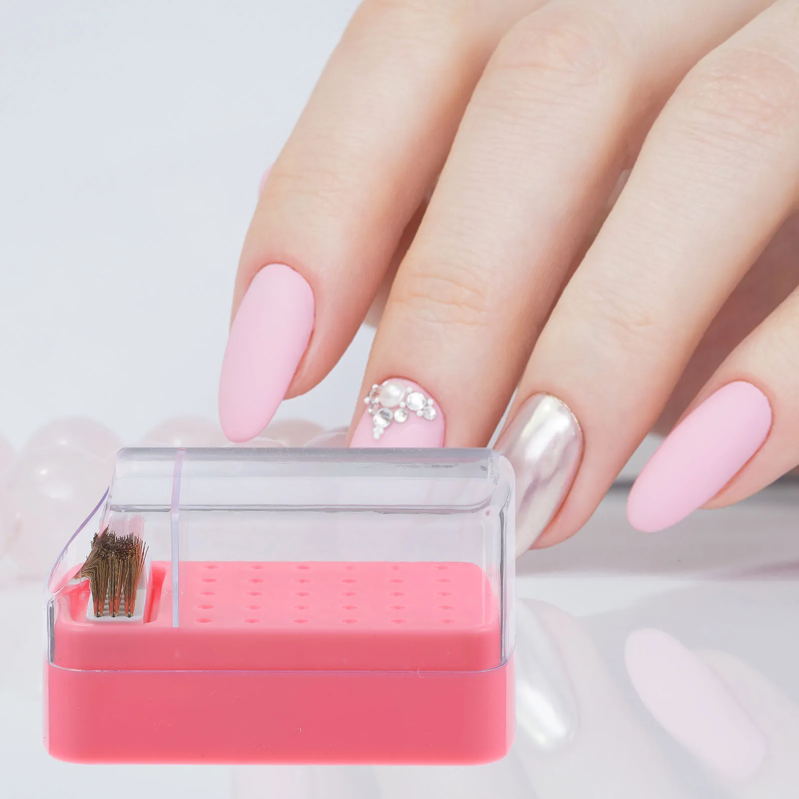 Manicure Drill Bits Storage Box Transparent Grinding Head Organizer For Nail Salon Home Use Nail Art Supplies Manicure
Manicure Drill Bits Storage Box Transparent Grinding Head Organizer For Nail Salon Home Use Nail Art Supplies Manicure