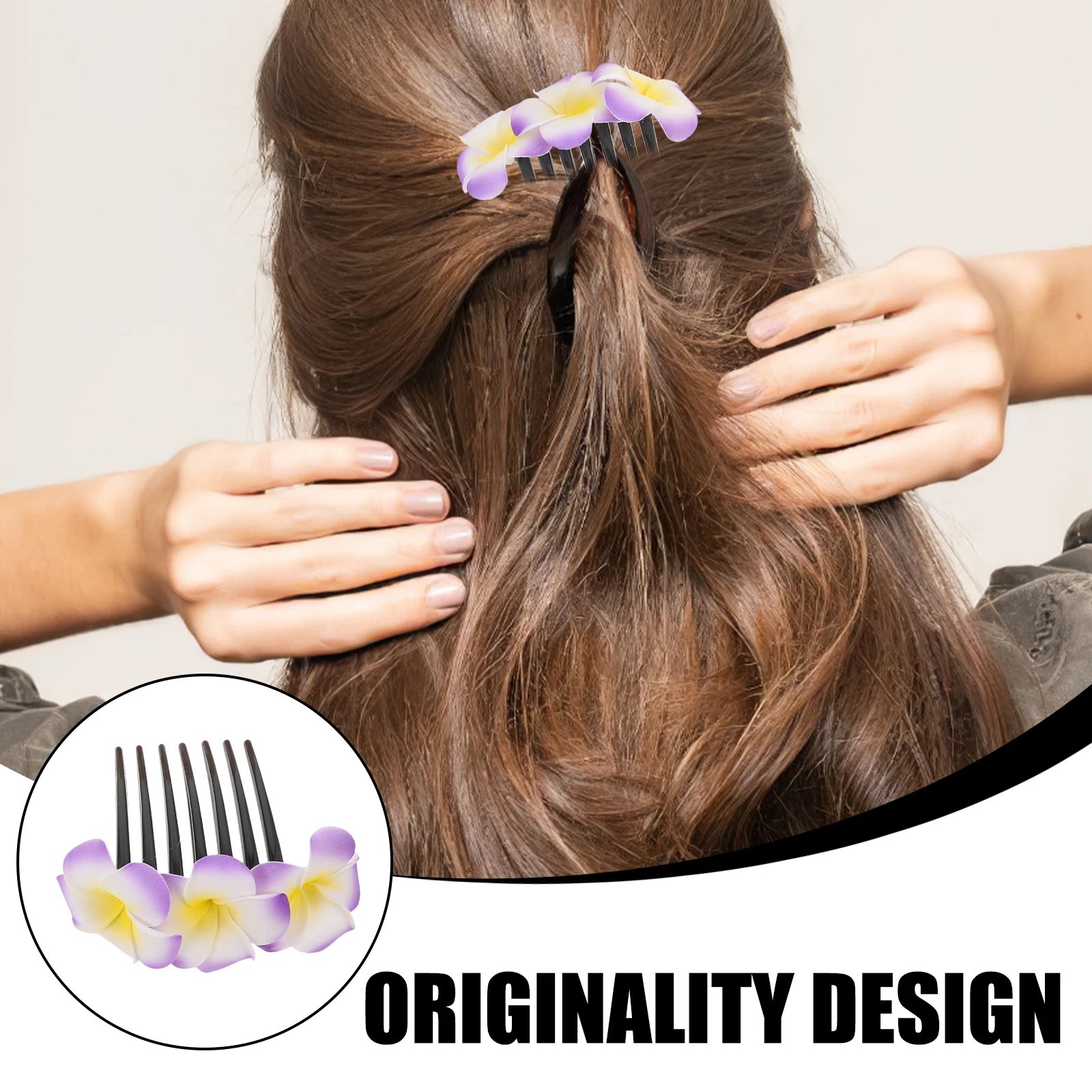 4pcs Colorful Flower Hair Combs Decorative Accessories Women Wedding Bridal Floral Side Plumeria Pins Thin Hair Styles
4pcs Colorful Flower Hair Combs Decorative Accessories Women Wedding Bridal Floral Side Plumeria Pins Thin Hair Styles