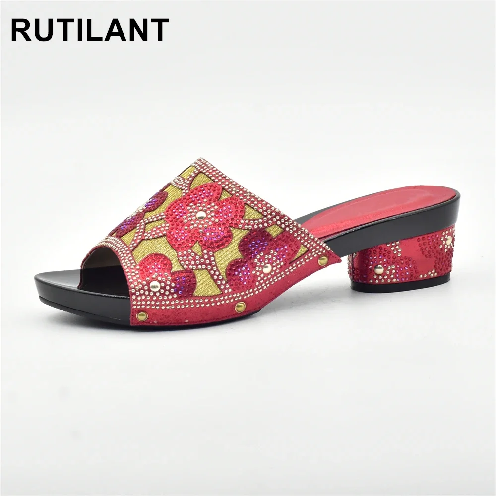 New Arrival Rhinestone Women Wedding Shoes High Quality African Paty Shoe Open Toe Sexy Ladies Shoes Italian Women Wedding Pumps
New Arrival Rhinestone Women Wedding Shoes High Quality African Paty Shoe Open Toe Sexy Ladies Shoes Italian Women Wedding Pumps
