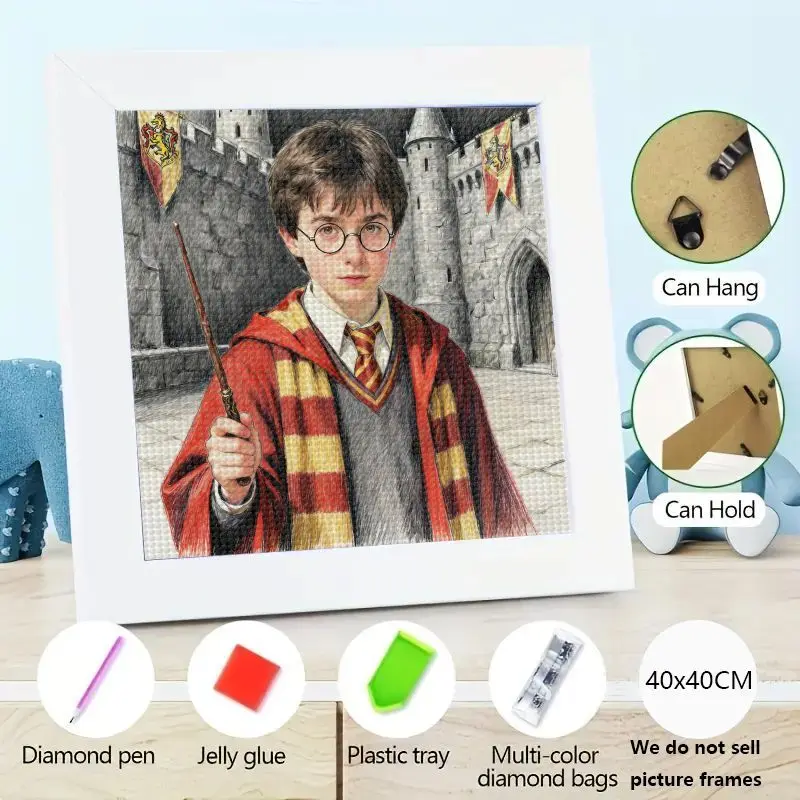 1 шт. Набор алмазной живописи «Гарри Поттер», 5D полная дрель DIY Art Craft, молодой волшебник с палочкой и сцены замка Хогвартса, Гриффиндор R
1 шт. Набор алмазной живописи «Гарри Поттер», 5D полная дрель DIY Art Craft, молодой волшебник с палочкой и сцены замка Хогвартса, Гриффиндор R