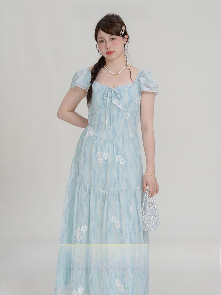 Heynew Fre Floral plus Size Women's Dr Slimming Cover up Summer Vaion Sle A-Line Skirt Korean Commute Sle
Heynew Fre Floral plus Size Women's Dr Slimming Cover up Summer Vaion Sle A-Line Skirt Korean Commute Sle