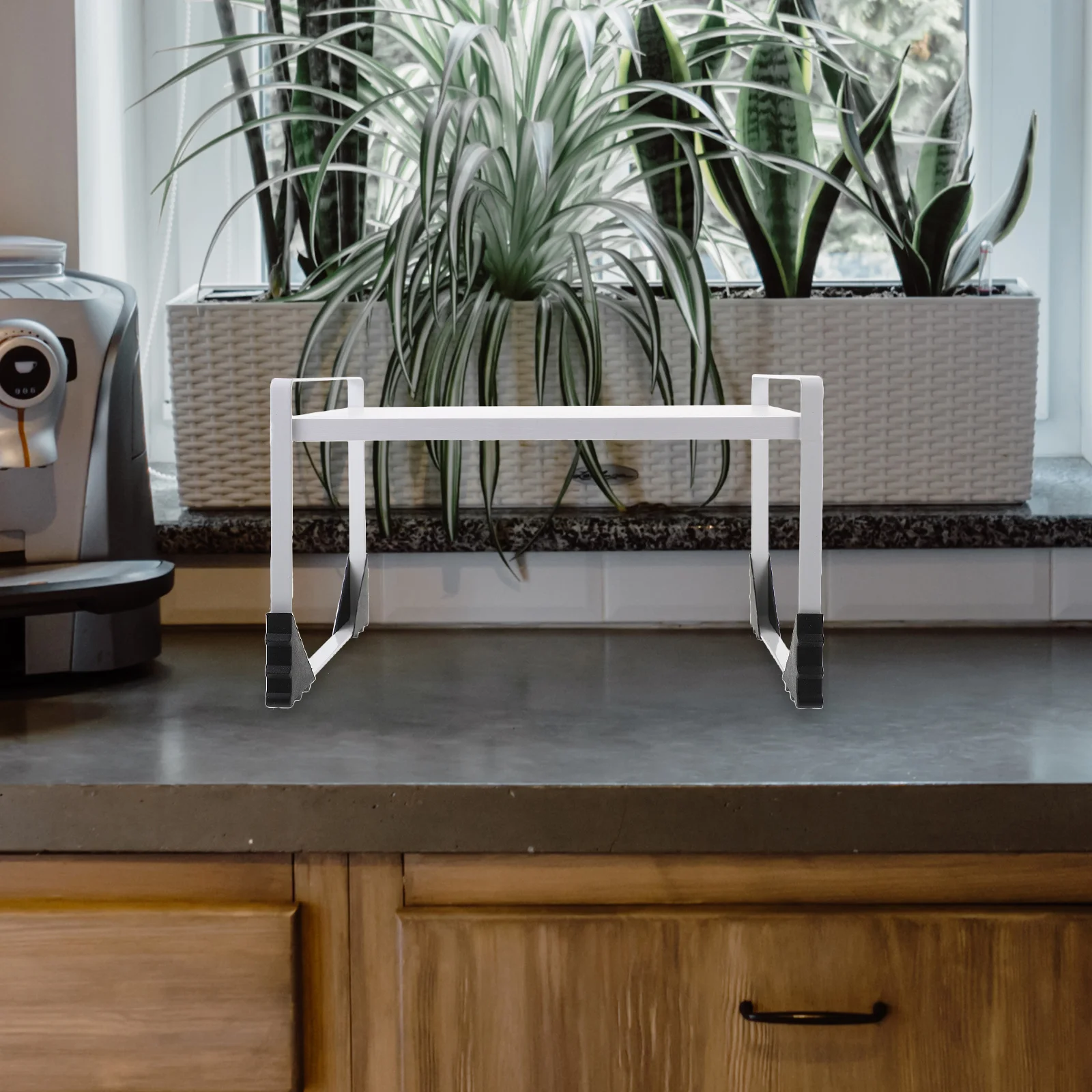Single White Kitchen Storage Rack Carbon Steel Spice Shelf Pantry ganizer Space saving Design Non rusting Stylish
Single White Kitchen Storage Rack Carbon Steel Spice Shelf Pantry ganizer Space saving Design Non rusting Stylish