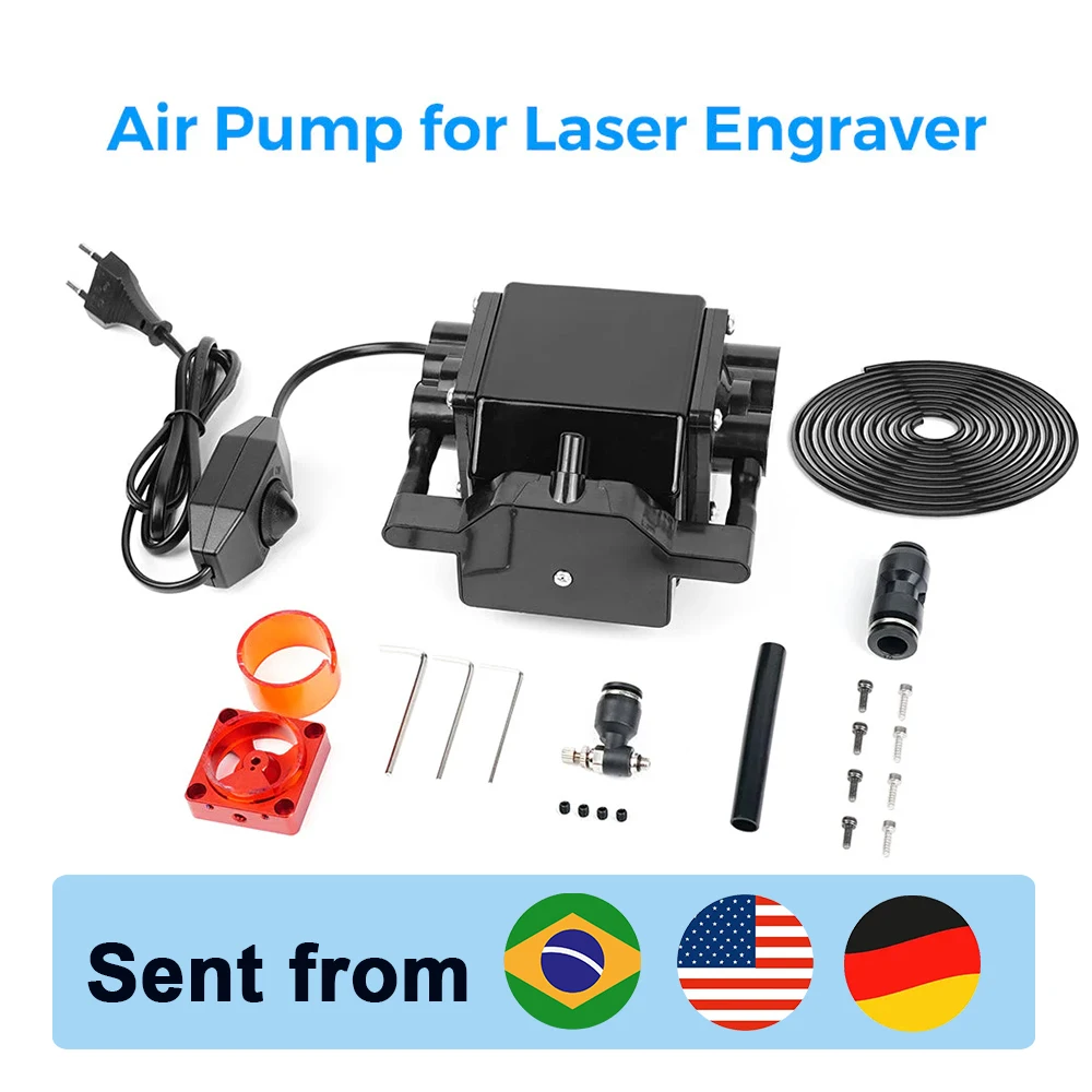 Twotrees Air Assist Kit for Laser Engraver Machine TTS TS2 Air Assist Pump With 30L/Min Air Output Adjustable Speed Low Noise
Twotrees Air Assist Kit for Laser Engraver Machine TTS TS2 Air Assist Pump With 30L/Min Air Output Adjustable Speed Low Noise