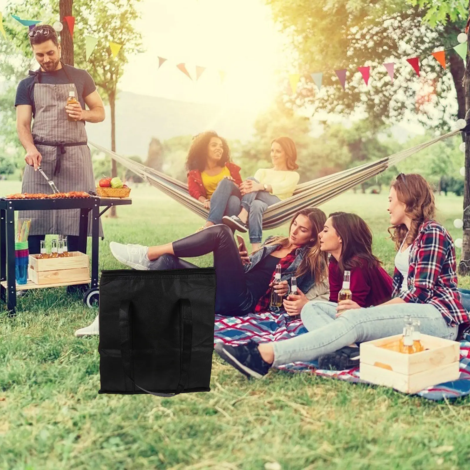 1 шт. черная многофункциональная термосумка-ланчбокс, многоразовая сумка-холодильник с тонкой текстурой, приятная на ощупь, сохраняет еду свежей
1 шт. черная многофункциональная термосумка-ланчбокс, многоразовая сумка-холодильник с тонкой текстурой, приятная на ощупь, сохраняет еду свежей