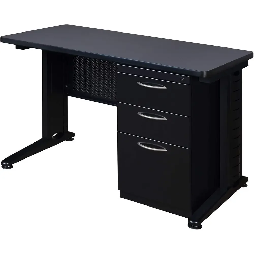 48 x 24 Single Pedestal Teacher's Desk in Grey
48 x 24 Single Pedestal Teacher's Desk in Grey
