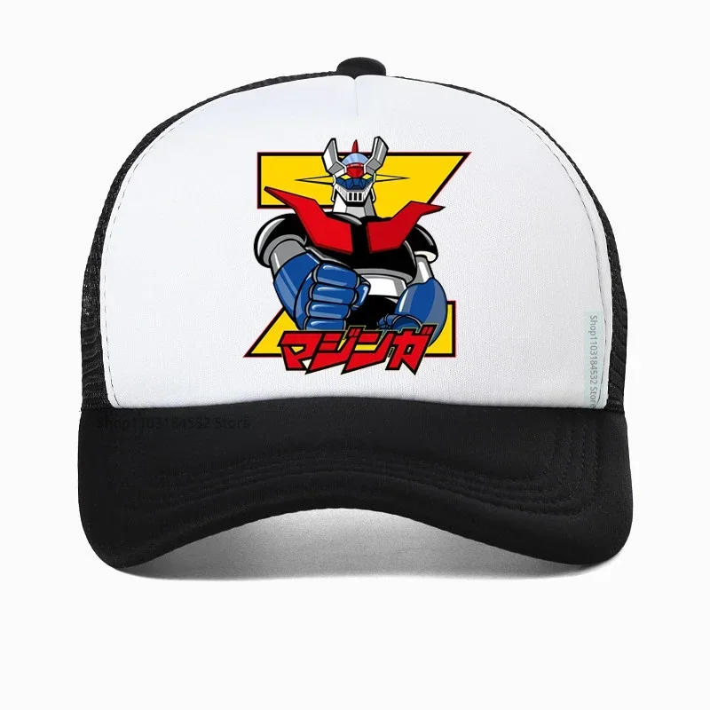 Mazinger Z Baseball Cap fashion men UFO Robot Goldrake Peaked Caps Pure Color Dad Hats summer Visor Mesh Trucker hats
Mazinger Z Baseball Cap fashion men UFO Robot Goldrake Peaked Caps Pure Color Dad Hats summer Visor Mesh Trucker hats
