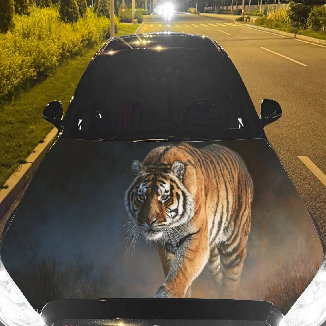 Tiger In Hazy Twilight Scene Car Hood Sticker,Waterproof Self-Adhesive Vinyl Graphics Decal,Decorative Auto Accessories Stickers
Tiger In Hazy Twilight Scene Car Hood Sticker,Waterproof Self-Adhesive Vinyl Graphics Decal,Decorative Auto Accessories Stickers
