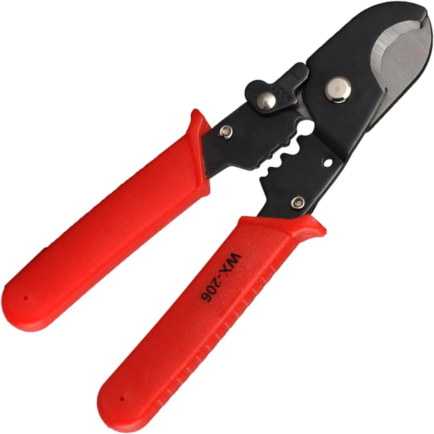 High Leverage Heavy Duty 6.5-inch Cable Cutter for Effortless Cable Cutting - Perfect Tool for Electricians, Designed to Save Ti
High Leverage Heavy Duty 6.5-inch Cable Cutter for Effortless Cable Cutting - Perfect Tool for Electricians, Designed to Save Ti