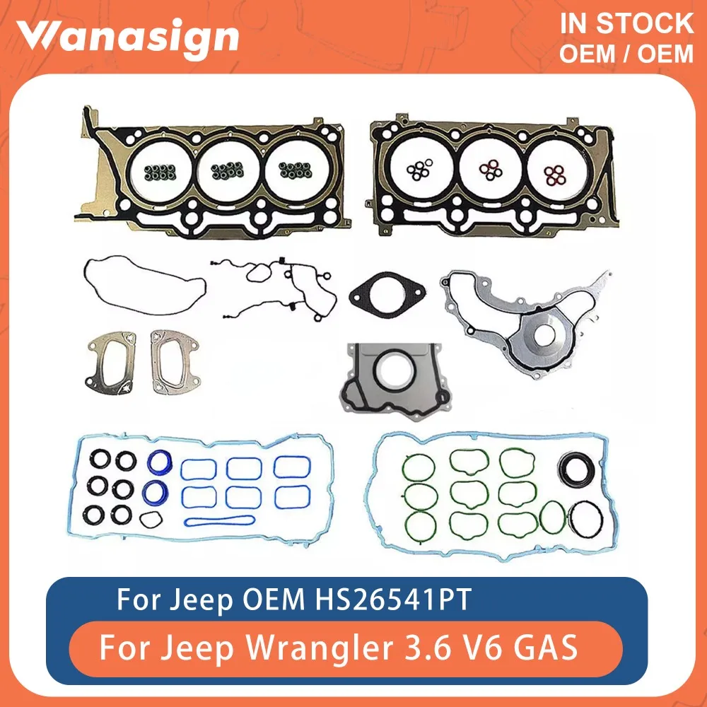 Engine Cylinder Full Head Gasket Set Fit 3.6 L For Chrysler Dodge Jeep Ram 1500 ERB ERC 3.6L V6 GAS 2011-2016 HS26541PT
Engine Cylinder Full Head Gasket Set Fit 3.6 L For Chrysler Dodge Jeep Ram 1500 ERB ERC 3.6L V6 GAS 2011-2016 HS26541PT
