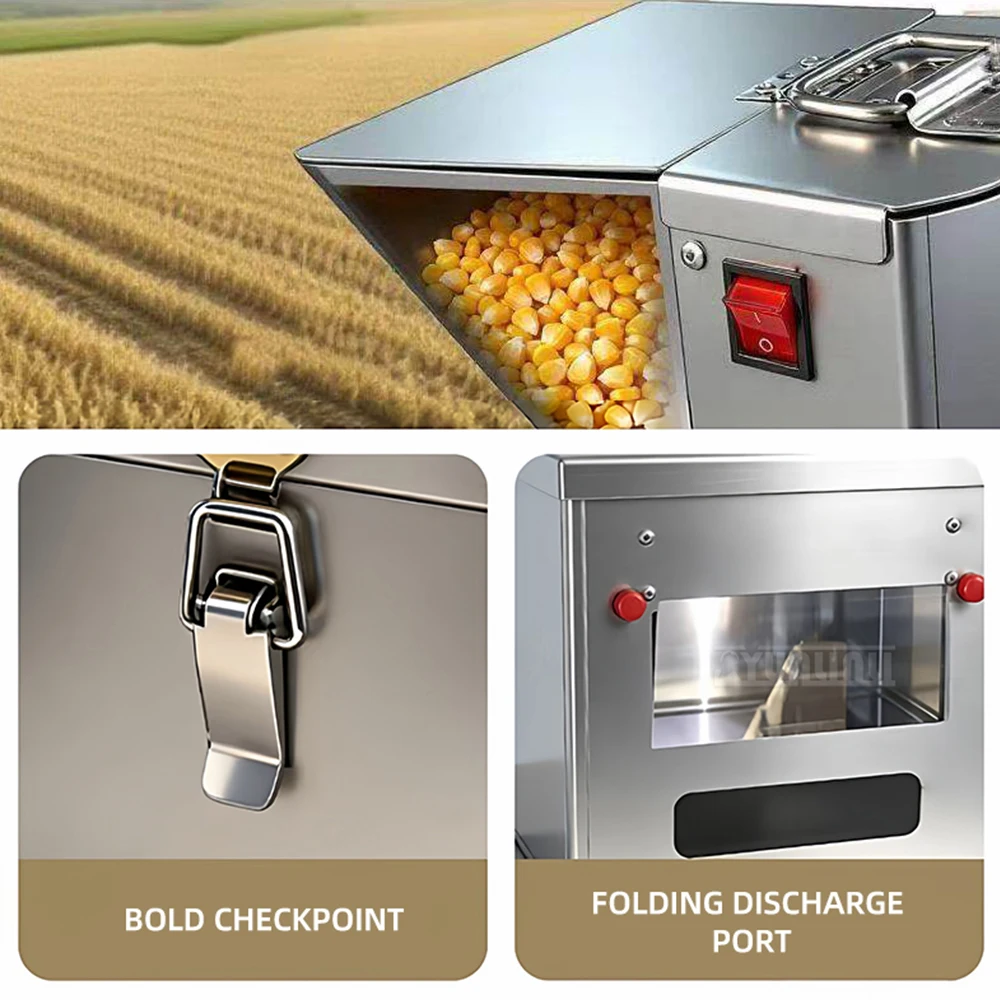 Electric Grain Mill Efficient Powder Making Equipment Fully Automatic Corn Feed Grinder Ultra-Fine Spice Milling Machine
Electric Grain Mill Efficient Powder Making Equipment Fully Automatic Corn Feed Grinder Ultra-Fine Spice Milling Machine