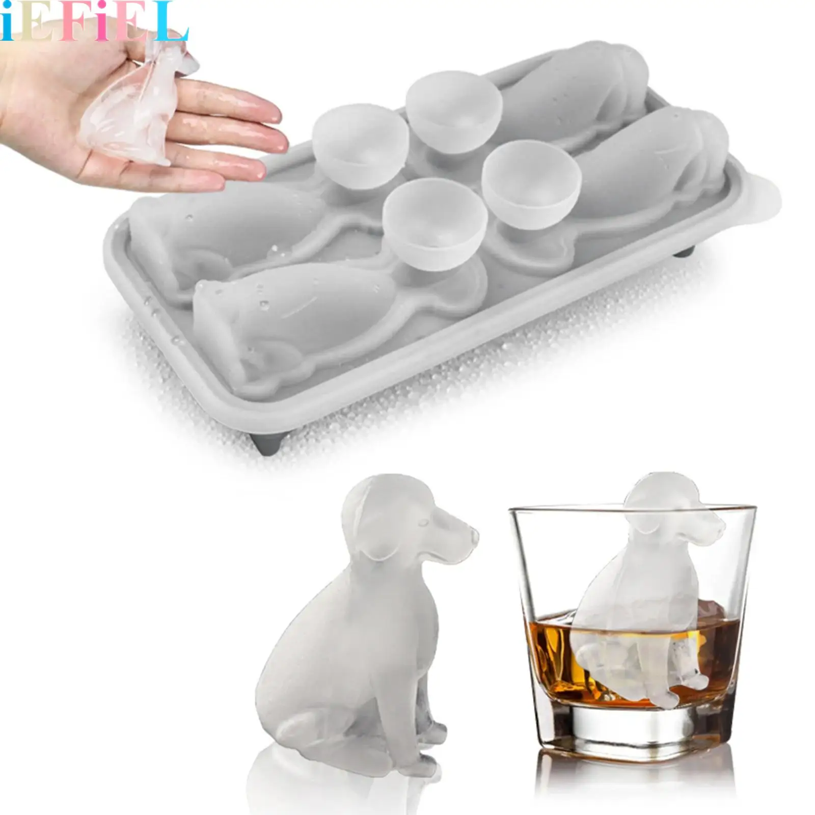 4-cavity Animal-shaped Ice Cube Silicone Mold with Funnel for Home Restaurant Bar Hotel
4-cavity Animal-shaped Ice Cube Silicone Mold with Funnel for Home Restaurant Bar Hotel