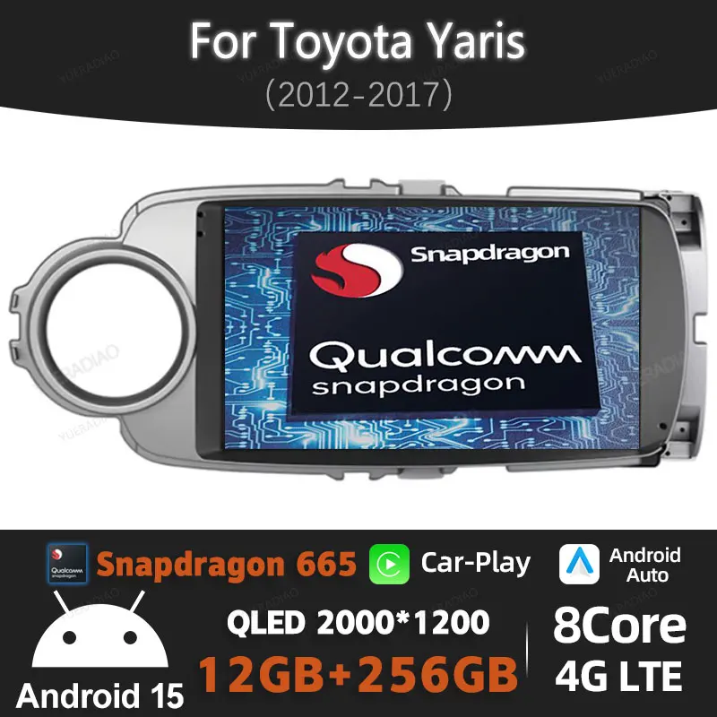 Android 15 Car Radio For Toyota Yaris 2012 - 2017 Multimedia Stereo Video Player Carplay Auto 4G LTE 5G WIFI Head Unit DSP QLED
Android 15 Car Radio For Toyota Yaris 2012 - 2017 Multimedia Stereo Video Player Carplay Auto 4G LTE 5G WIFI Head Unit DSP QLED