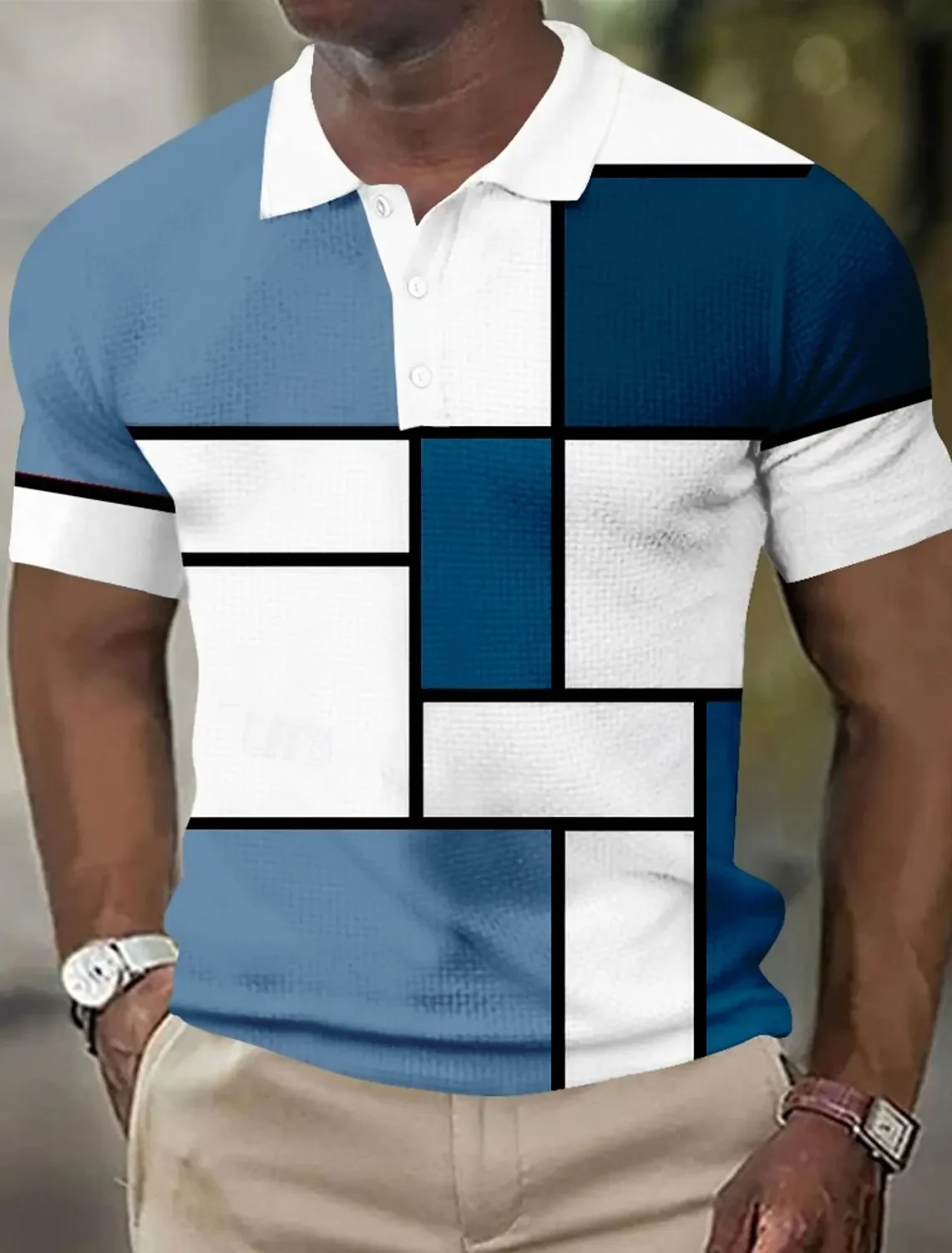 Men's Color Block Polo Shirts Golf Shirts Short Sleeve Polo Shirts Collared Shirts Vintage Casual Vacation Wear Party Shirts
Men's Color Block Polo Shirts Golf Shirts Short Sleeve Polo Shirts Collared Shirts Vintage Casual Vacation Wear Party Shirts