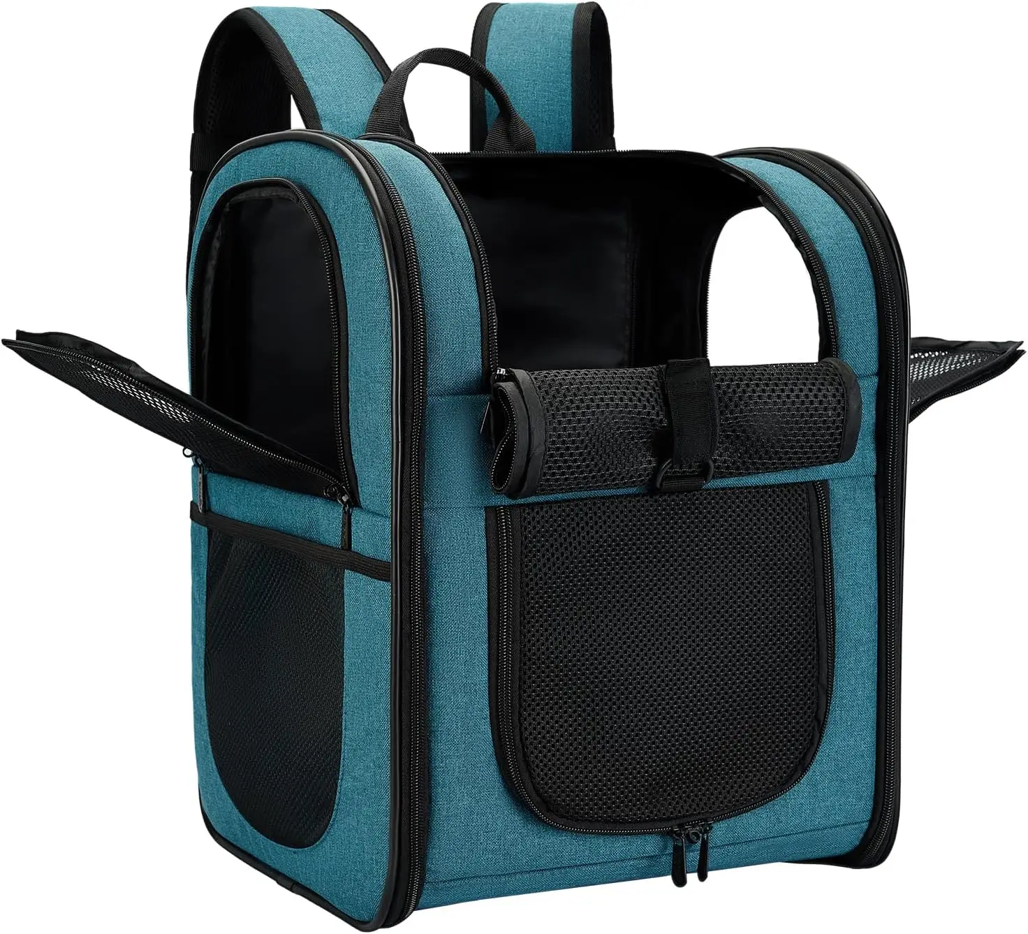 Apollo Walker Dog & Cat Carrier Backpack for 4-18lb Pets - Ventilated Safe Design with Padded Back Support, Breathable Mesh Pet Backpack for Hiking, Travel, Outdoor (Teal)
Apollo Walker Dog & Cat Carrier Backpack for 4-18lb Pets - Ventilated Safe Design with Padded Back Support, Breathable Mesh Pet Backpack for Hiking, Travel, Outdoor (Teal)