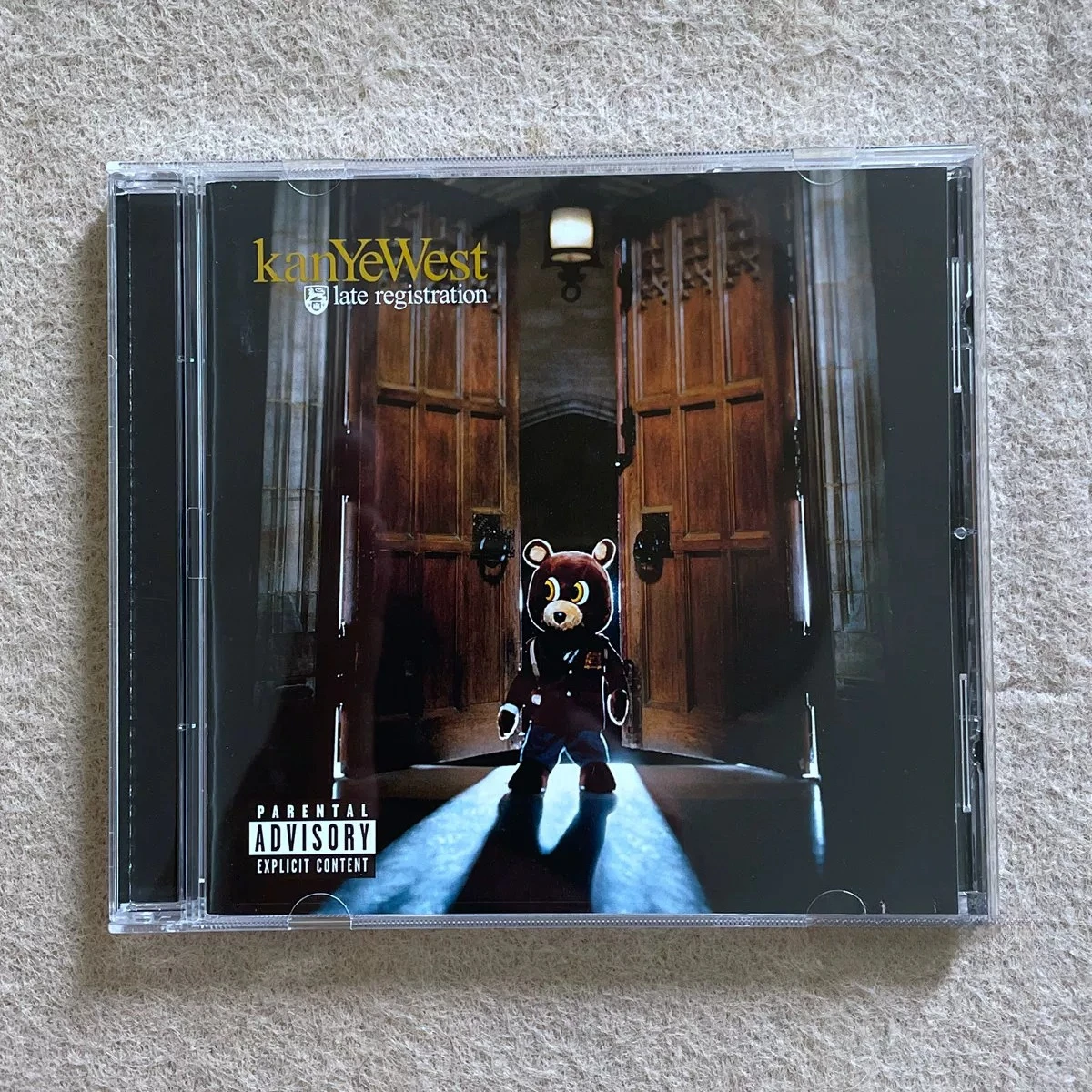 Kanye West Late Registration CD, Explicit Classic Hip Hop Studio Album, Rap Music Disc
Kanye West Late Registration CD, Explicit Classic Hip Hop Studio Album, Rap Music Disc