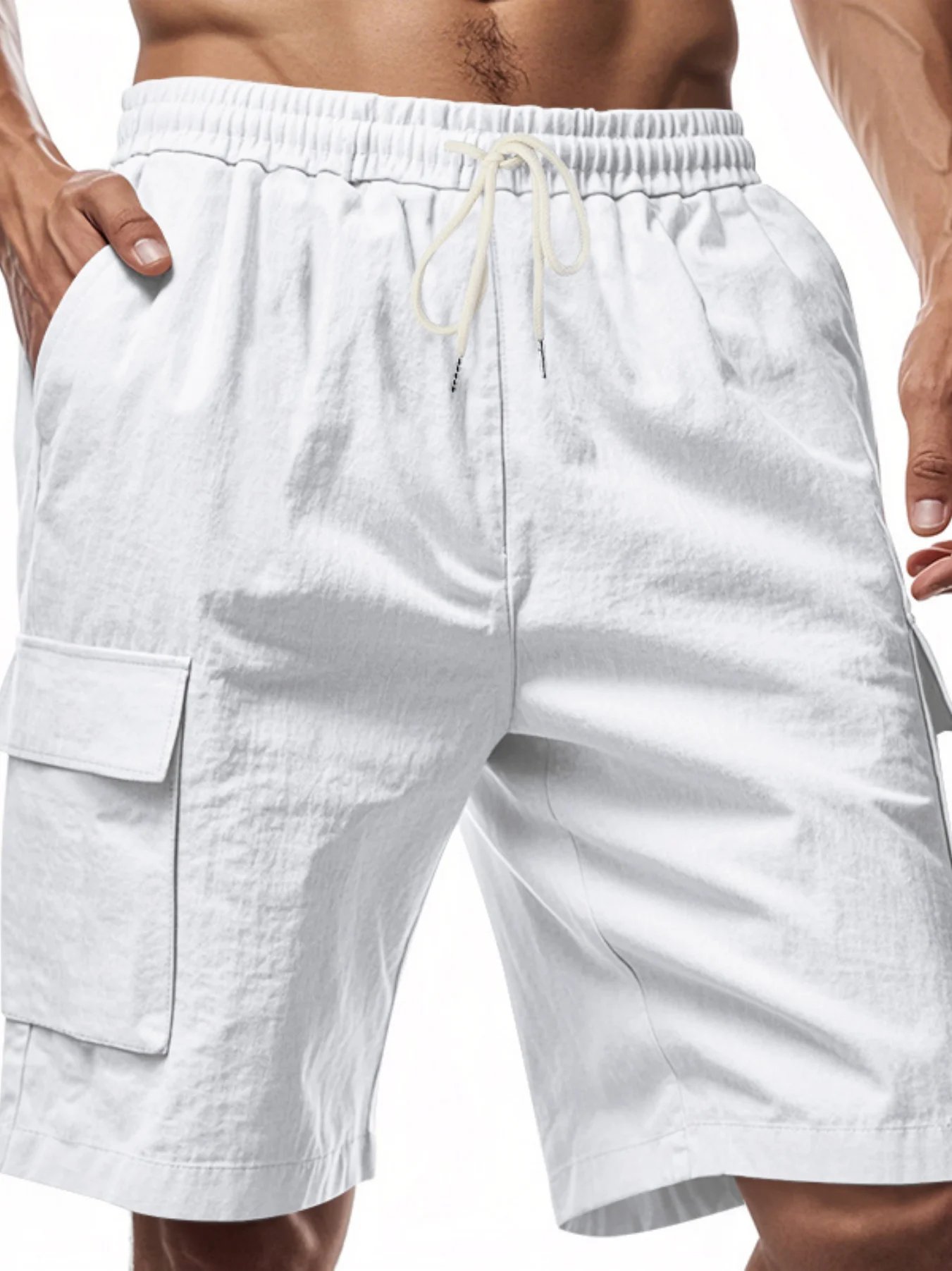 ummer New Linen Breathable Cotton-Feeling Drawstring Elastic Waist Solid Color Simple Leisure All-Match Men's Work Pants
ummer New Linen Breathable Cotton-Feeling Drawstring Elastic Waist Solid Color Simple Leisure All-Match Men's Work Pants