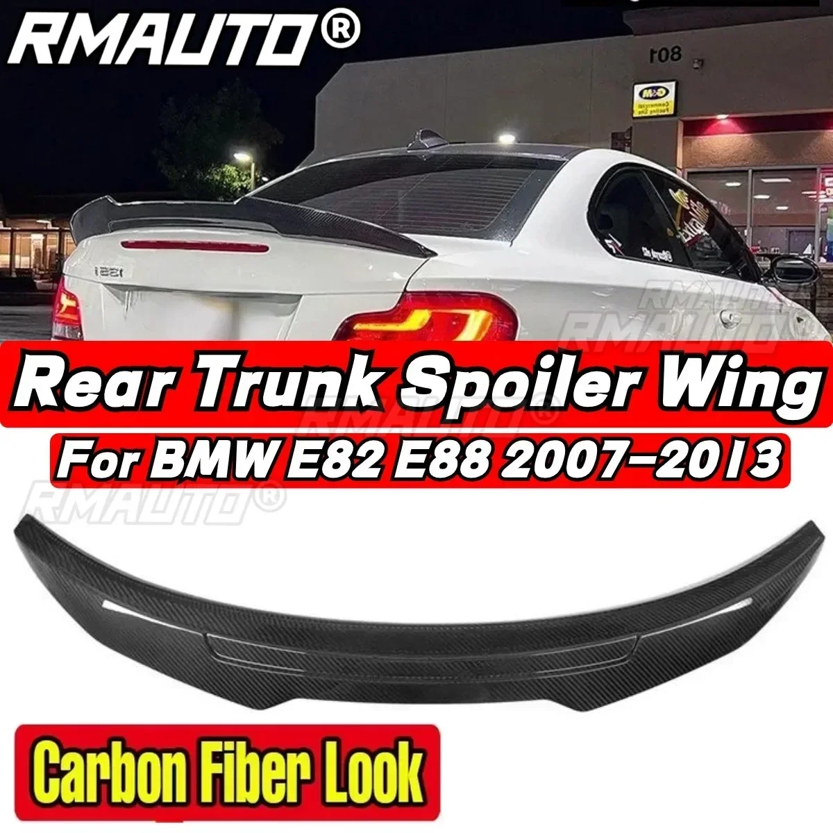 Car Rear Trunk Spoiler PSM Style Car Rear Spoiler Wing For BMW E82 125i 128i 135i M1 120i 120d Coupe 2007-2014 Car Accessories
Car Rear Trunk Spoiler PSM Style Car Rear Spoiler Wing For BMW E82 125i 128i 135i M1 120i 120d Coupe 2007-2014 Car Accessories