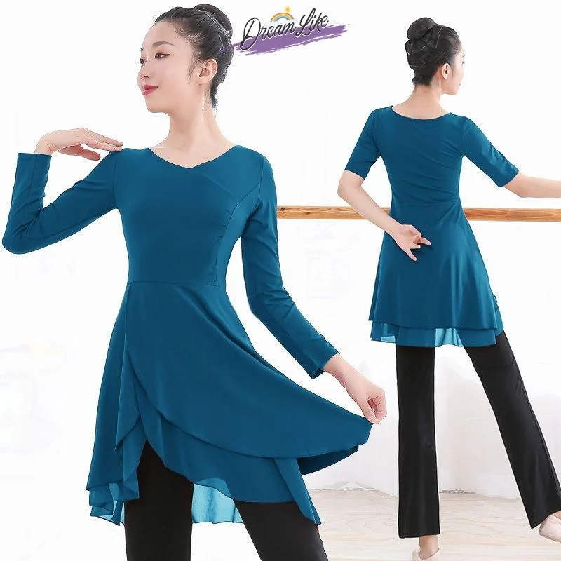 Modern Dance Clothing ort Sve Loose Modal Sports Dancing Clothes for Adults Practice Long Sve Spring Summer Faion
Modern Dance Clothing ort Sve Loose Modal Sports Dancing Clothes for Adults Practice Long Sve Spring Summer Faion