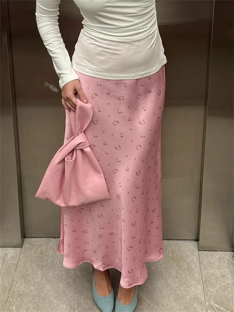 New Flower Printed Skirt Female Satin Draped Elegant High Waist Skirt Fashion Slim Mid-length Skirt Women's Casual
New Flower Printed Skirt Female Satin Draped Elegant High Waist Skirt Fashion Slim Mid-length Skirt Women's Casual