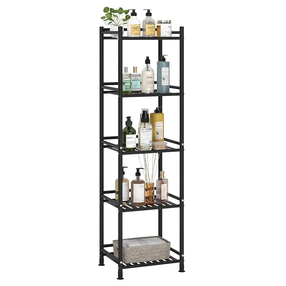 5 Tier Metal Bathroom Ra Standing Shelf Unit Kitchen Storage Cabinet Shelf Organizer Plant Stand Display Ra Bookshelf For
5 Tier Metal Bathroom Ra Standing Shelf Unit Kitchen Storage Cabinet Shelf Organizer Plant Stand Display Ra Bookshelf For