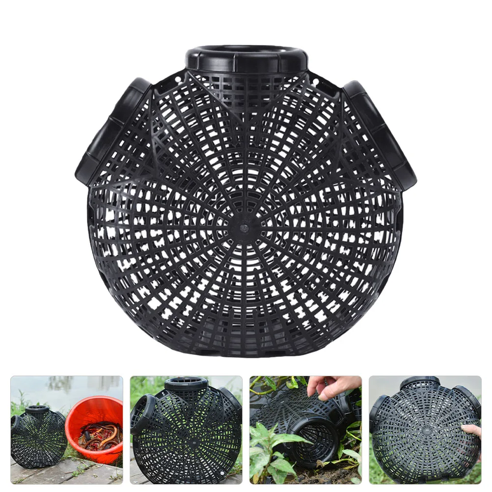 Eel Cage Fishing Trap for Crayfish Shrimp Crab Catcher Durable Reusable Black Lightweight Compact Size Breathing Design
Eel Cage Fishing Trap for Crayfish Shrimp Crab Catcher Durable Reusable Black Lightweight Compact Size Breathing Design