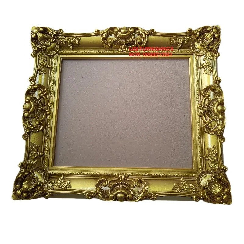 European Style Antique Gold ABS Plastic Carved Decoration Frame Photo Frame Painting Frame
European Style Antique Gold ABS Plastic Carved Decoration Frame Photo Frame Painting Frame