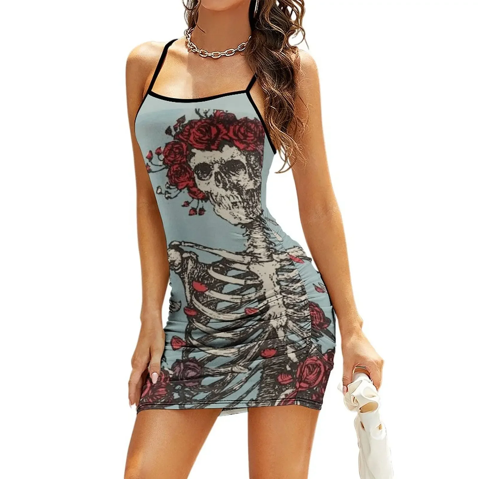 Aesthetic Rose Skeleton Ink Drawing Sling Dress summer women's dress 2025 dress for women 2025 for girls
Aesthetic Rose Skeleton Ink Drawing Sling Dress summer women's dress 2025 dress for women 2025 for girls