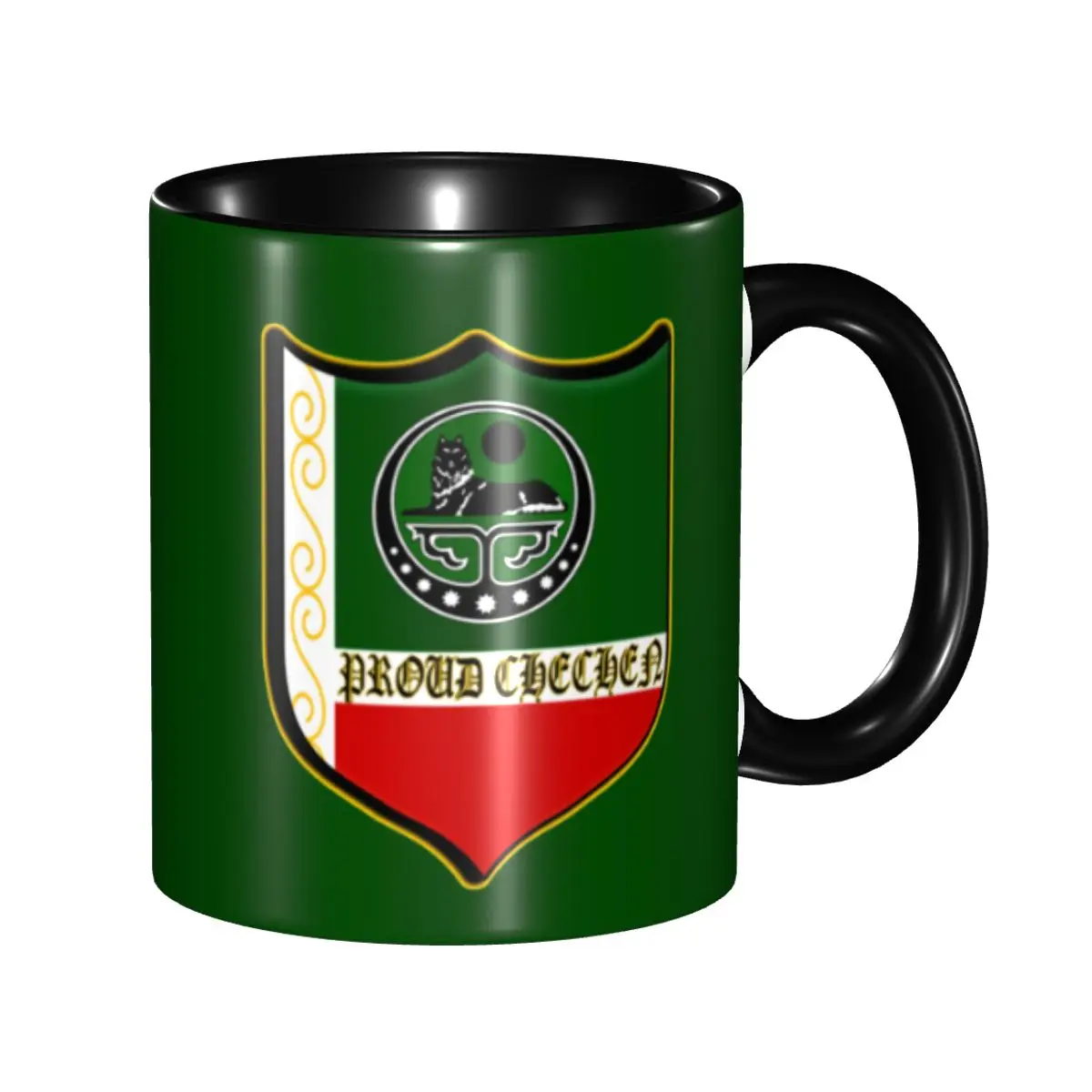 Chechnya Proud Shield Badge Accessories Coffee Mug Kawaii Chechen Tea Cups Gift
Chechnya Proud Shield Badge Accessories Coffee Mug Kawaii Chechen Tea Cups Gift