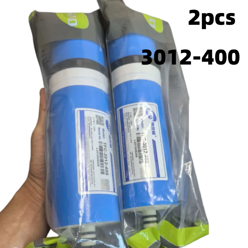 2pcs Kitchen water purifier filter 400G Reverse osmosis filter HID 3012-400 RO membrane
2pcs Kitchen water purifier filter 400G Reverse osmosis filter HID 3012-400 RO membrane