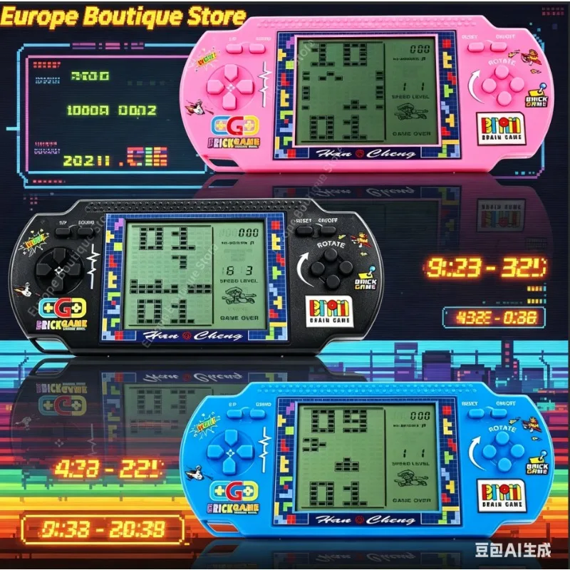 Large screen Tetris game console, retro classic nostalgic children's portable game console electronic toy
Large screen Tetris game console, retro classic nostalgic children's portable game console electronic toy